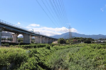 Fototapeta premium 歌川（神奈川県伊勢原市下糟屋）