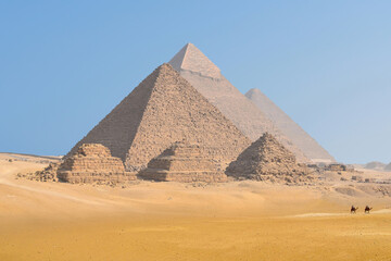 The Pyramids, Giza, Cairo, Egypt.