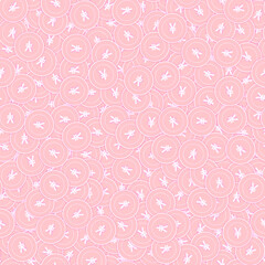 Chinese yuan copper coins seamless pattern. Powerf