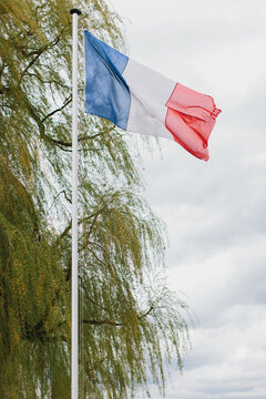 Waving French flag
