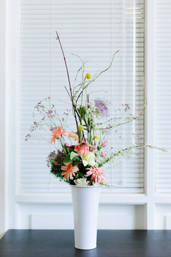 Bunch of flowers in vase