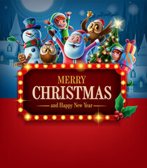 merry christmas sign