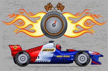 Formula race car