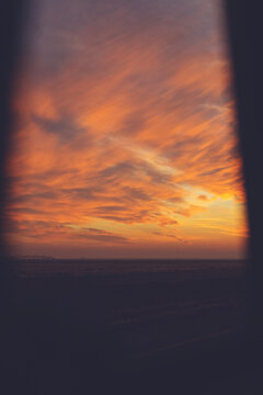 Missouri Sky Through Window