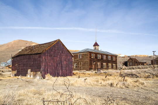 School House in Abandoned Ghost Town