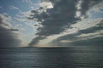 Fototapeta premium sunset over the sea