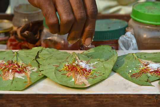 Preparing Paan
