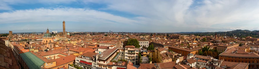 Deurstickers Landscape of Bologna from San Petronio terrace © Nikokvfrmoto