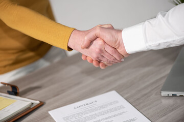 Hanshake of business people