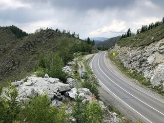 road in mountains