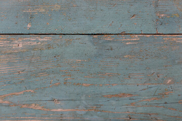 Old grungy weathered blue wood background texture