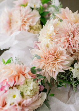 Dahlia Wedding Bouquet