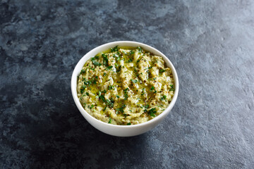 Baba ganoush (roasted eggplant dip)