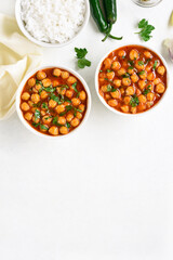 Indian style roasted chickpeas