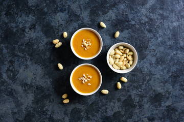 Peanut sauce in bowl