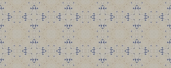 Seamless Old Pattern. Old Cobalt Paint. Simple
