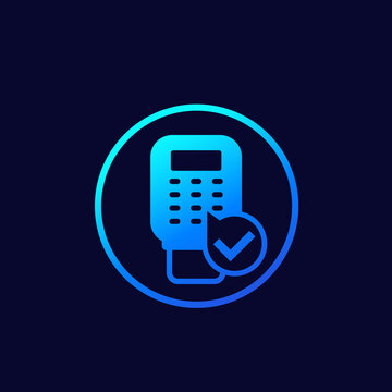 Pos Terminal Payment Icon For Web