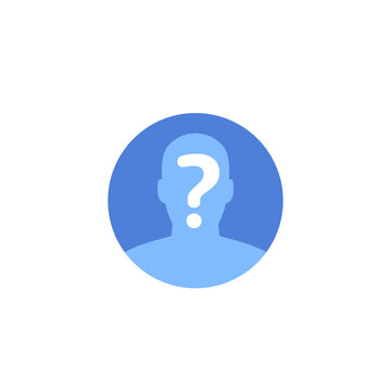 Unknown Person, Hidden Identity Icon