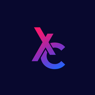 XC monogram vector logo design