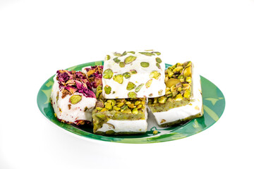 Lebanese desserts created with malban and nougat