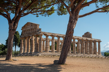 Temple of Athena in Paestum , Italy formerly known as Temple of Ceres