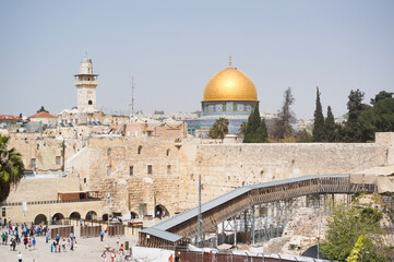 wailing wall and temple mount