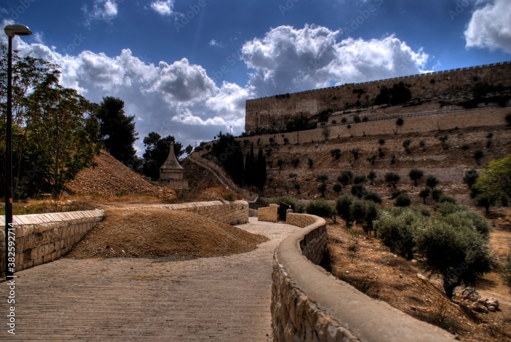 Canvas Prints jerusalem temple mount panorama