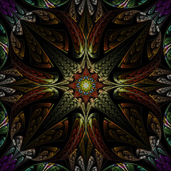 3d effect - abstract fractal graphic 