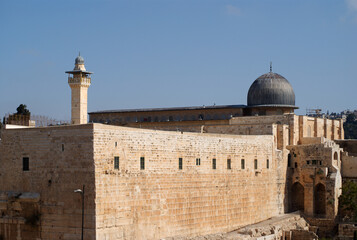 Jerusalem temple mount panorama