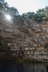 Fototapeta premium Melissani cave in Kefalonia in Greece
