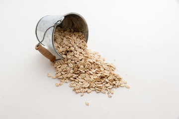 Small organic oat flakes