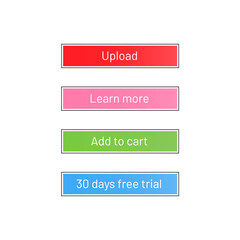 upload, learn more, add to cart buttons