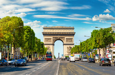 Arc de Triomphe in France © Givaga