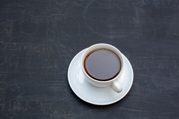 tea cup on wooden table