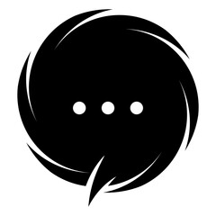 Fototapeta premium Bubble Discussion Vector 