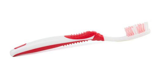 Toothbrush white and red
