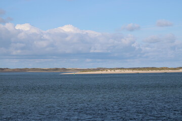 Being isolated in the dunes at Ellenbogen in the North of Sylt close to the village of List 