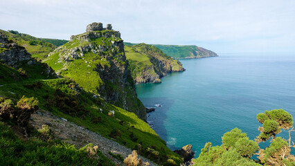 South West Coastal Footpath - north Devon UK
