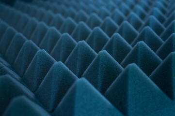 acoustic foam covered music studio wall background pattern