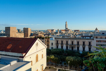 Obraz premium Bari, Bari district, Puglia, Apulia, Italy, Europe, View of the old city