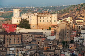 Corigliano Calabro, Cosenza district, The Ducal castle and the historic center of the town,...