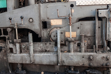 part of asphalt paving machine