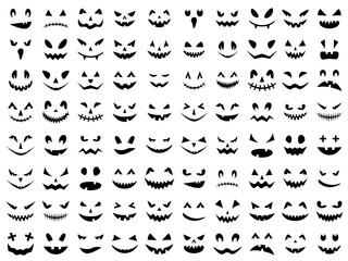 Pumpkin faces, Spooky pumpkin smile, Halloween ghost faces