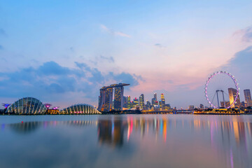 Obraz na płótnie Canvas Singapore city