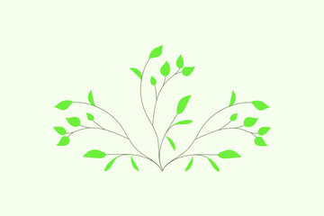tree  branch vector design illustration