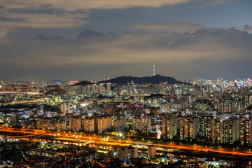 Fototapeta na wymiar south korea city