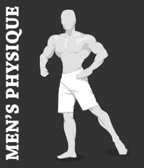 Muscle man silhouette lifting weights fitness icon bodybuilder silhouette gym icon body building