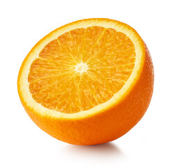half of orange fruit