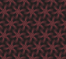 dark burgundy starfish pattern 3D