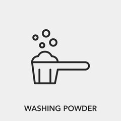 washing powder icon vector sign symbol